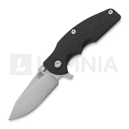 Hinderer Jurassic Magnacut Slicer 접이식 나이프, Tri-Way Stonewash, Black G10