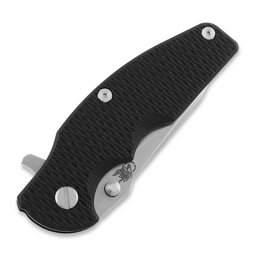 Couteau pliant Hinderer Jurassic Magnacut Slicer, Tri-Way Stonewash Bronze, Black G10