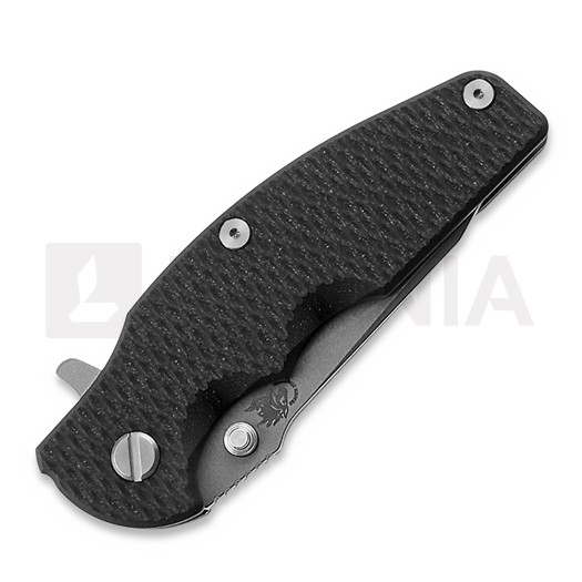 Coltello pieghevole Hinderer Jurassic Magnacut Slicer, Tri-Way Working Finish, Black G10