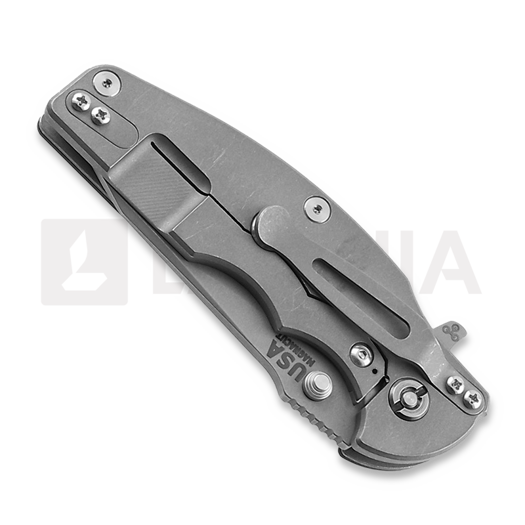 Coltello pieghevole Hinderer Jurassic Magnacut Slicer, Tri-Way Working Finish, Black G10