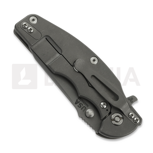Coltello pieghevole Hinderer Jurassic Magnacut Slicer, Working Finish, Black