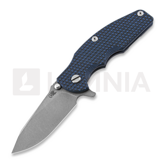 Складной нож Hinderer Jurassic Slicer, battle blue, blue/black