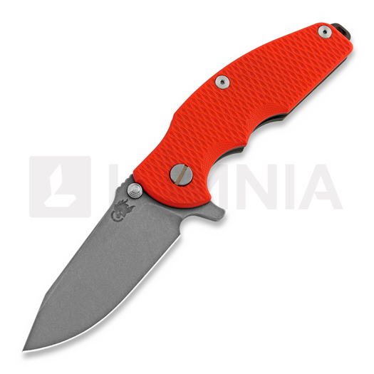 Складной нож Hinderer Jurassic Spearpoint, battle bronze, оранжевый