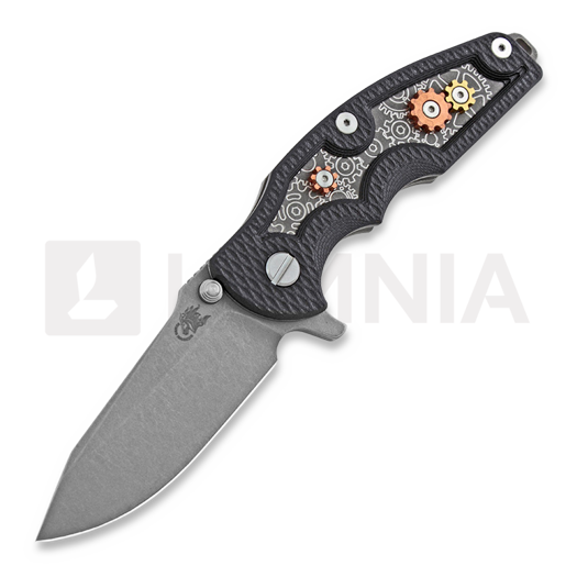 Saliekams nazis Hinderer Jurassic Spearpoint, working finish, Gear Theme black