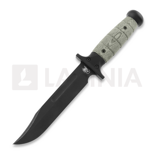 Hinderer KABAR 3V Battle Black, Black Micarta