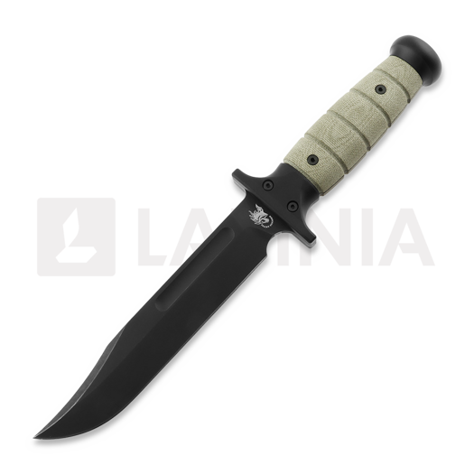 Hinderer KABAR 3V Battle Black, OD Green Micarta