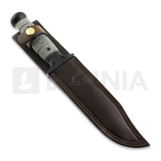 Hinderer KABAR 3V Stonewash, Black Micarta