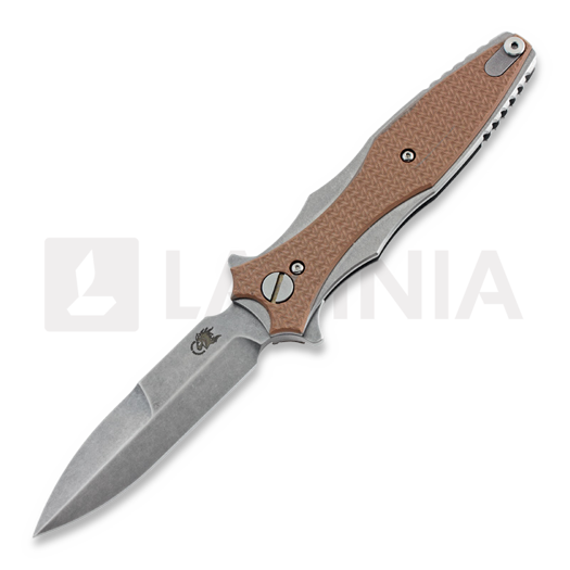Hinderer Maximus 20CV Bayonet összecsukható kés, coyote