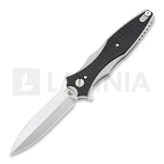 Coltello pieghevole Hinderer Maximus 20CV, nero