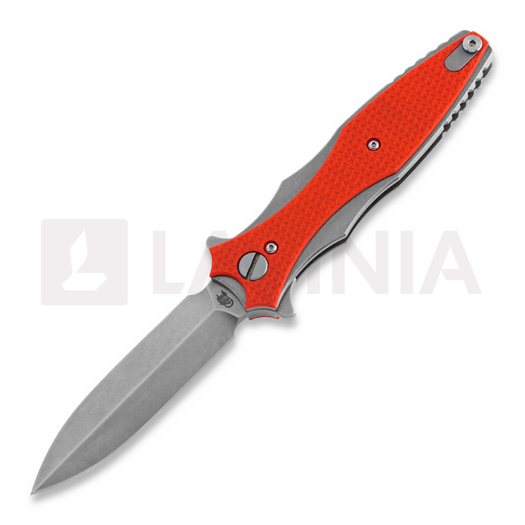 Hinderer Maximus 20CV foldekniv, oransje