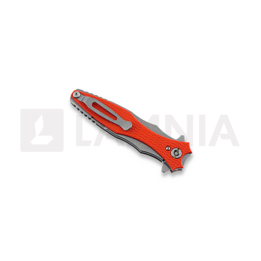 Hinderer Maximus 20CV sulankstomas peilis, oranžinėnge