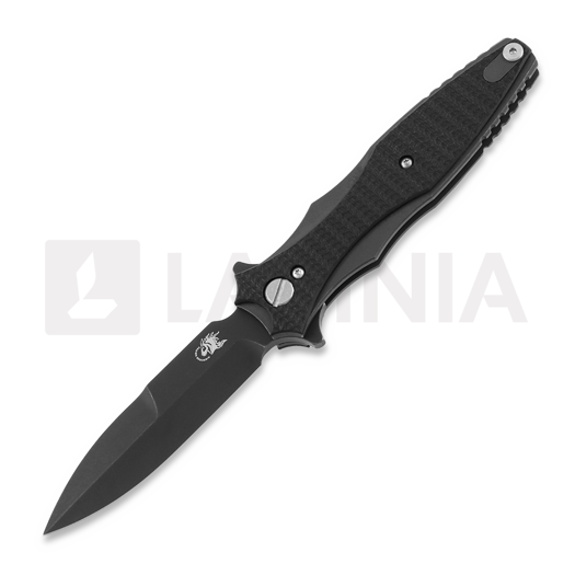 Hinderer Maximus Bayonet Grind Tri-Way Battle Black Black G10 Taschenmesser