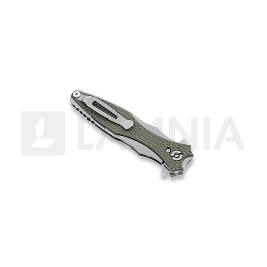 Hinderer Maximus Bayonet sulankstomas peilis, stonewashed, od green