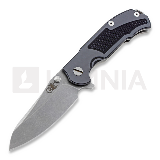 Saliekams nazis Hinderer MP-1 TI/G10, black/grey