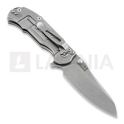 Hinderer MP-1 TI/G10 k&auml;&auml;nt&ouml;veitsi, black/grey