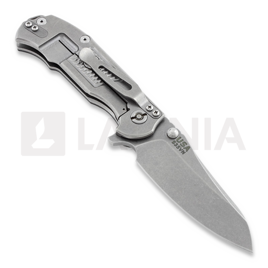 Hinderer MP-1 TI/G10 sulankstomas peilis, black/grey