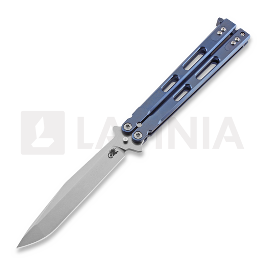 Balisong Hinderer Nieves Spanto TI SW Balisong, sininen