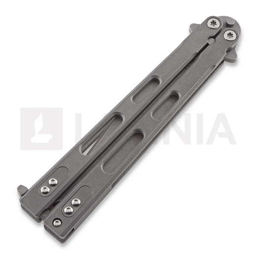 Hinderer Nieves Spanto TI Working Finish Balisong perhosveitsi