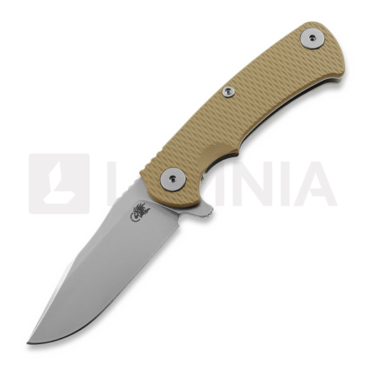 Hinderer Project X Clip Point Tri-Way Stonewash Coyote G10 סכין מתקפלת