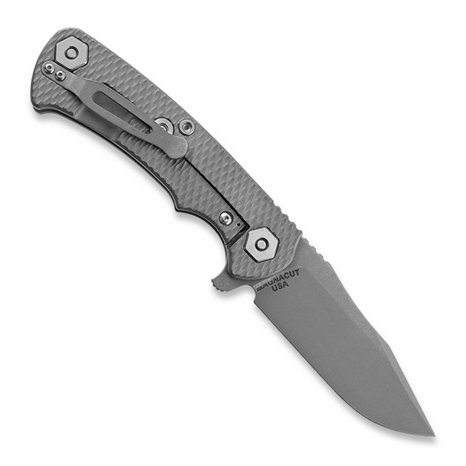 Hinderer Project x Magnacut Clip Point Tri-Way Working Finish Red G10 sulankstomas peilis