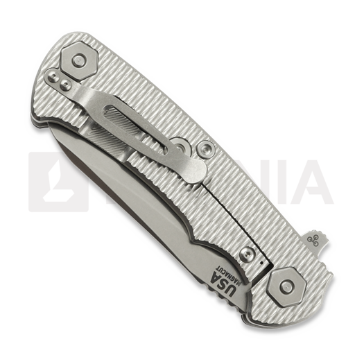 Nóż składany Hinderer Project X Magnacut Sheepsfoot Stonewash Black G-10