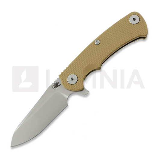 Saliekams nazis Hinderer Project X Magnacut Sheepsfoot Stonewash Bronze Coyote G-10