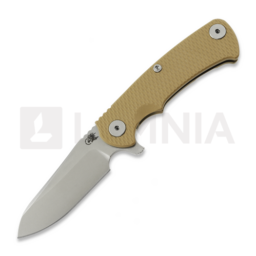 Saliekams nazis Hinderer Project X Magnacut Sheepsfoot Stonewash Bronze Coyote G-10