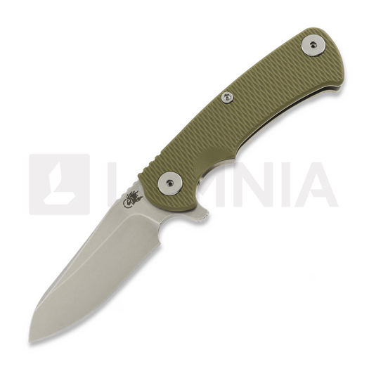 Skladací nôž Hinderer Project X Magnacut Sheepsfoot Stonewash OD Green G-10