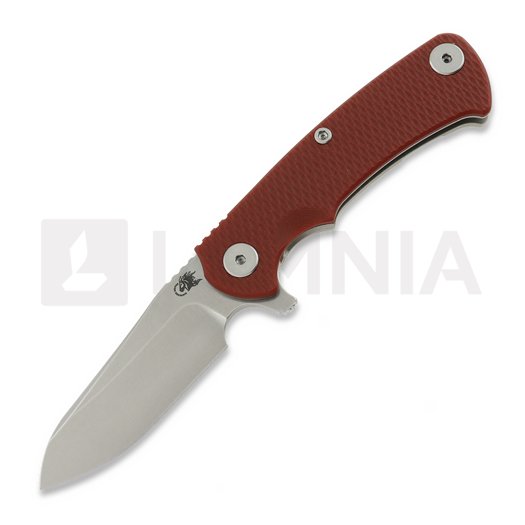 Nóż składany Hinderer Project X Magnacut Sheepsfoot Stonewash Red G-10