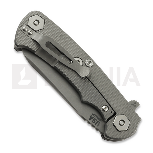 Hinderer Project X Magnacut Sheepsfoot Working Finish Blue/Black G-10 folding knife