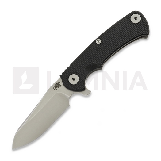 Hinderer Project X Magnacut Sheepsfoot Working Finish/Stonewash Black G-10 folding knife