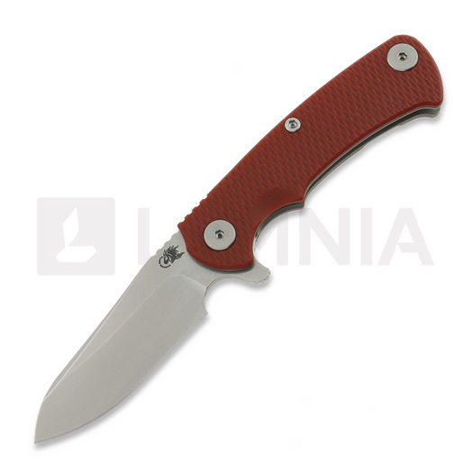 Hinderer Project X Magnacut Sheepsfoot Working Finish/Stonewash Red G-10 összecsukható kés