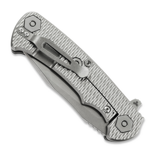 Hinderer Project X S45VN Clip Point Tri-Way Stonewash Black G10 sulankstomas peilis