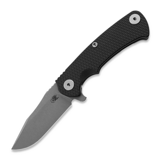 Skladací nôž Hinderer Project X S45VN Clip Point Tri-Way Working Finish Black G10