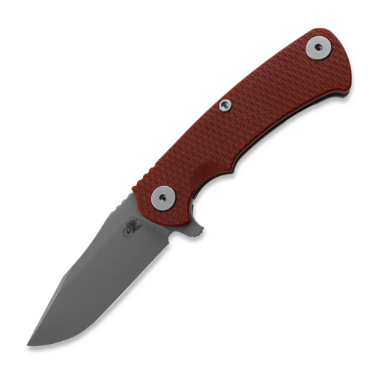 Hinderer Project X S45VN Clip Point Tri-Way Working Finish Red G10 Taschenmesser