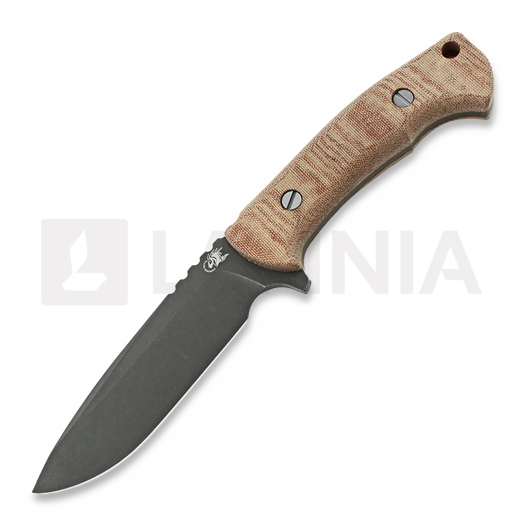 Hinderer Ranch 3V Drop Point kniv, rød
