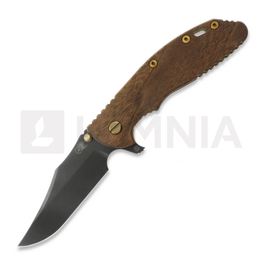 Hinderer Vintage Series 4.0 XM-24 Skinny Bowie sulankstomas peilis, Smooth Walnut