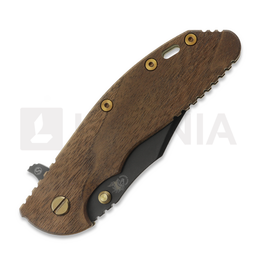 Couteau pliant Hinderer Vintage Series 4.0 XM-24 Skinny Bowie, Smooth Walnut