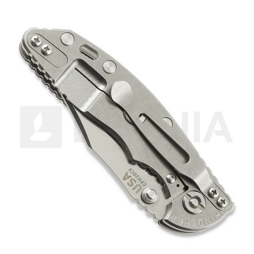 Сгъваем нож Hinderer XM-18 3.0 Bowie 20CV No Flipper Stonewash, black