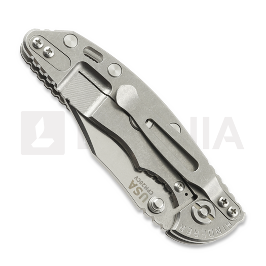 Сгъваем нож Hinderer XM-18 3.0 Bowie 20CV No Flipper Stonewash, black