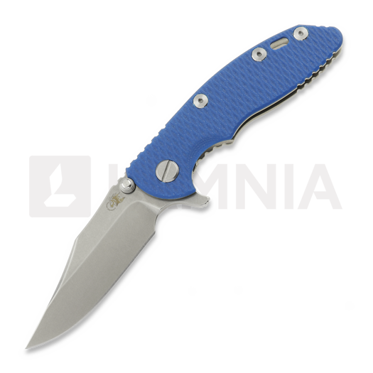 Hinderer XM-18 3.0 Bowie 20CV Stonewash foldekniv, blue