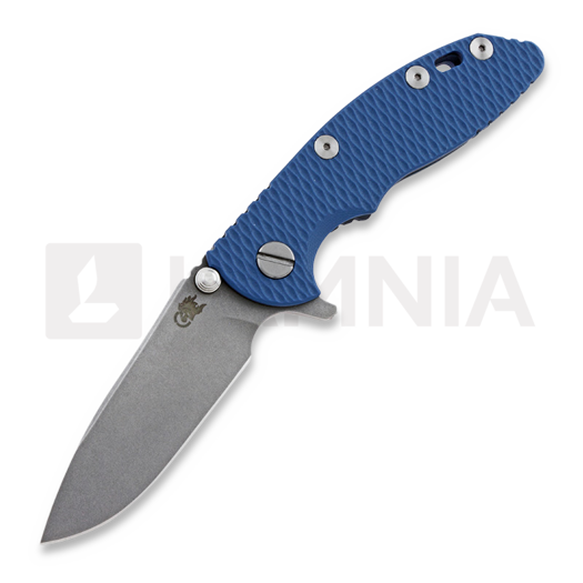 Hinderer XM-18 3.0 Gen 4 Slicer 折り畳みナイフ, battle blue, 青