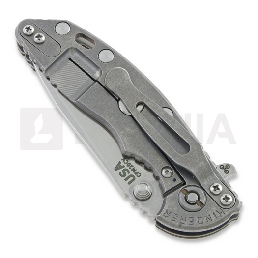 Zavírací nůž Hinderer XM-18 3.0 Gen 4 Spearpoint, stonewash, od green