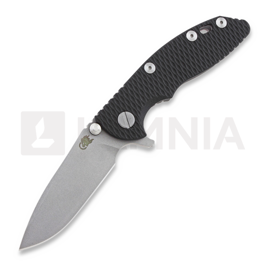 Hinderer XM-18 3.0 Gen 4 Spearpoint sulankstomas peilis, working finish, juoda