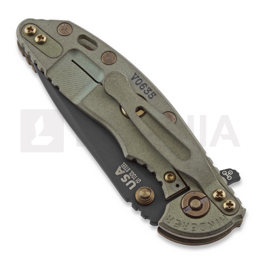 Coltello pieghevole Hinderer XM-18 3.0 Gen6 Spearpoint Vintage Series, smooth