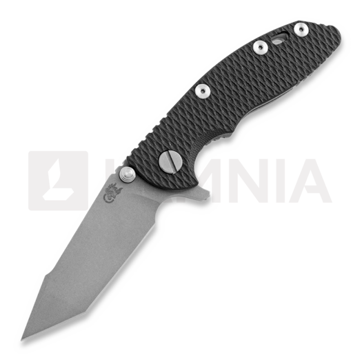 Hinderer XM-18 3.0 Harpoon Tanto 折叠刀, working finish, black