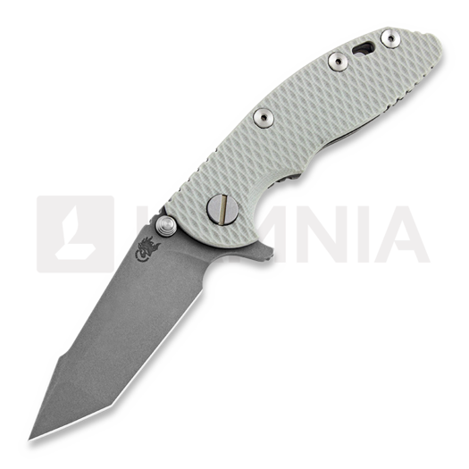 Hinderer XM-18 3.0 Harpoon Tanto 折り畳みナイフ, working finish, 灰色