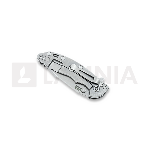 Hinderer XM-18 3,5" 20CV Harpoon Spanto sulankstomas peilis, juoda