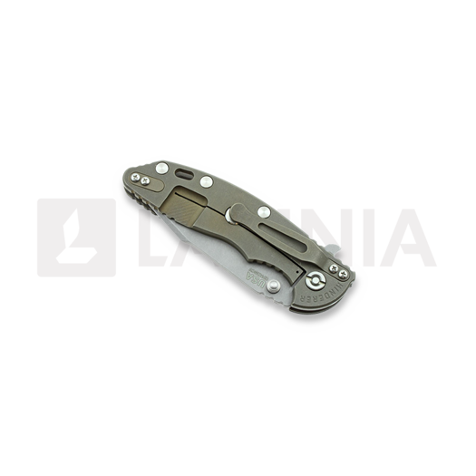 Hinderer XM-18 3,5" 20CV Harpoon Spanto kääntöveitsi, green/black