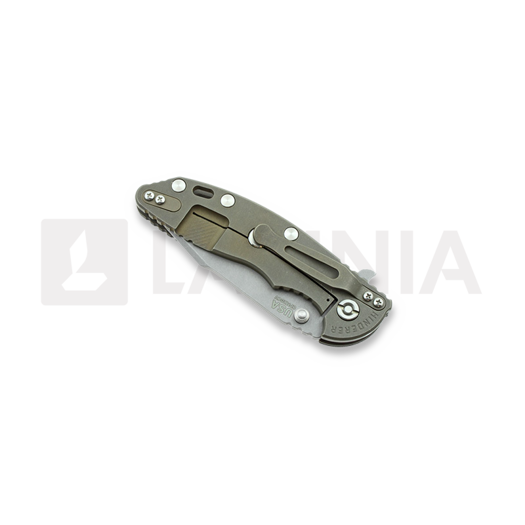 Hinderer XM-18 3,5" 20CV Harpoon Spanto sulankstomas peilis, green/black